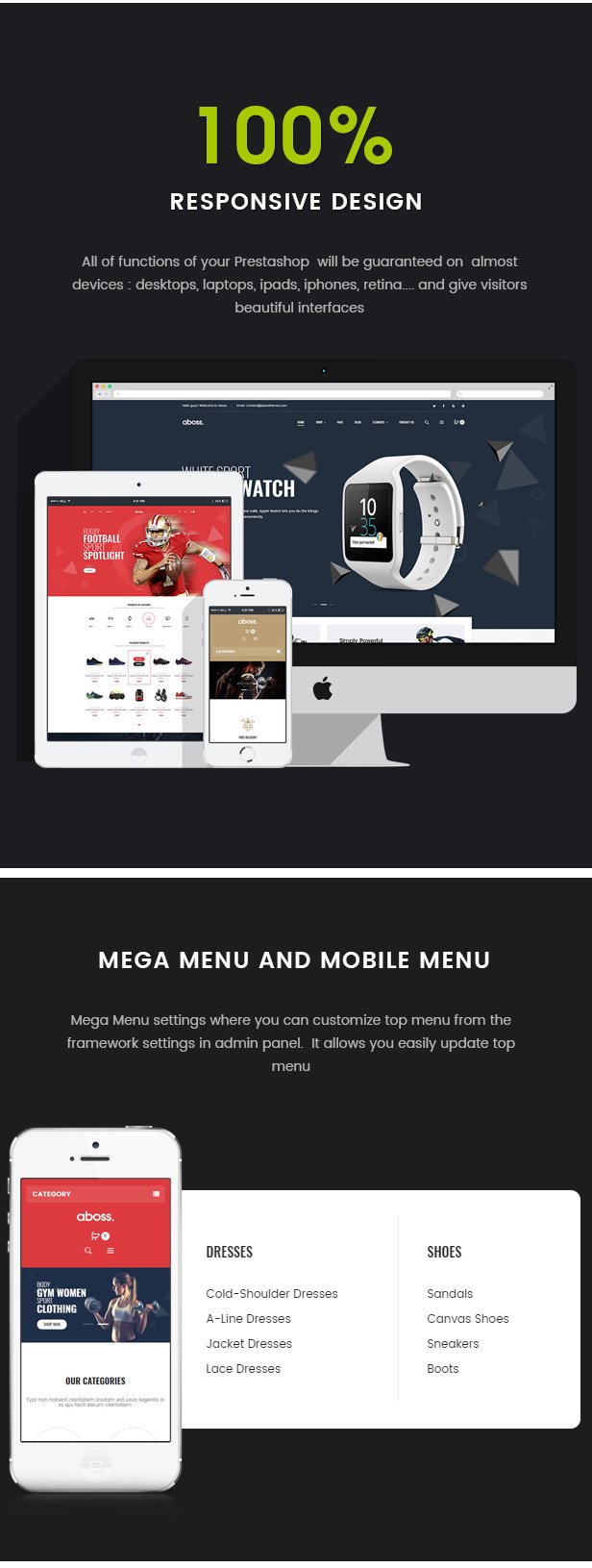 Aboss - Responsive Prestashop Theme