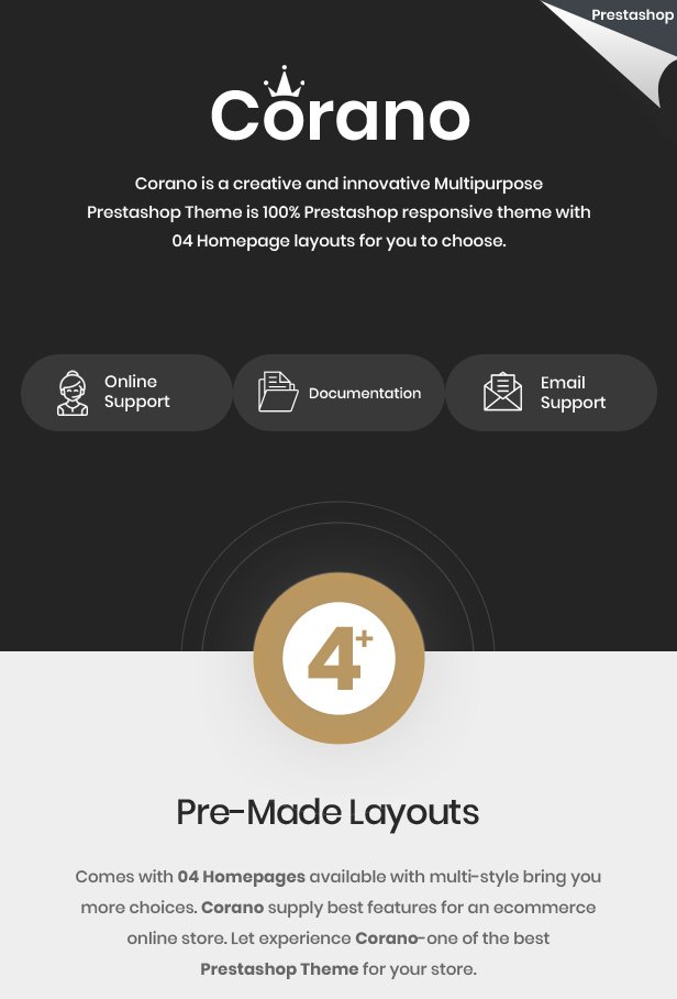 Corano - Jewellery Responsive Prestashop Theme