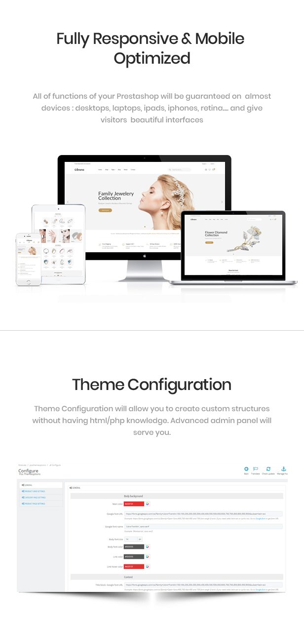 Corano - Jewellery Responsive Prestashop Theme
