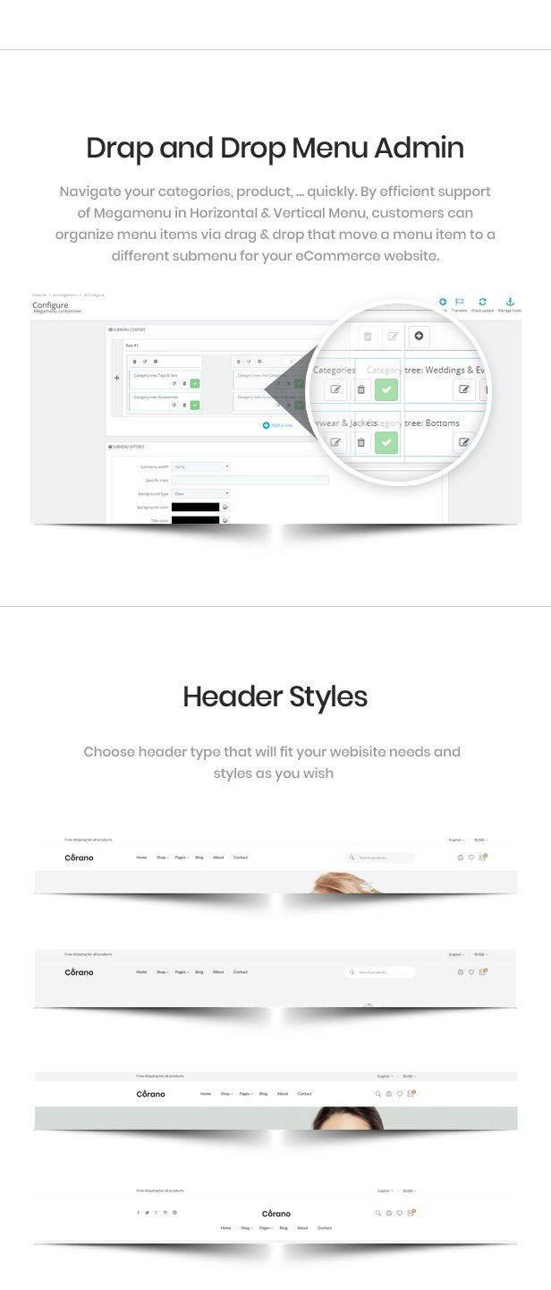 Corano - Jewellery Responsive Prestashop Theme