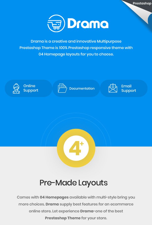 Drama - Responsive Prestashop Theme