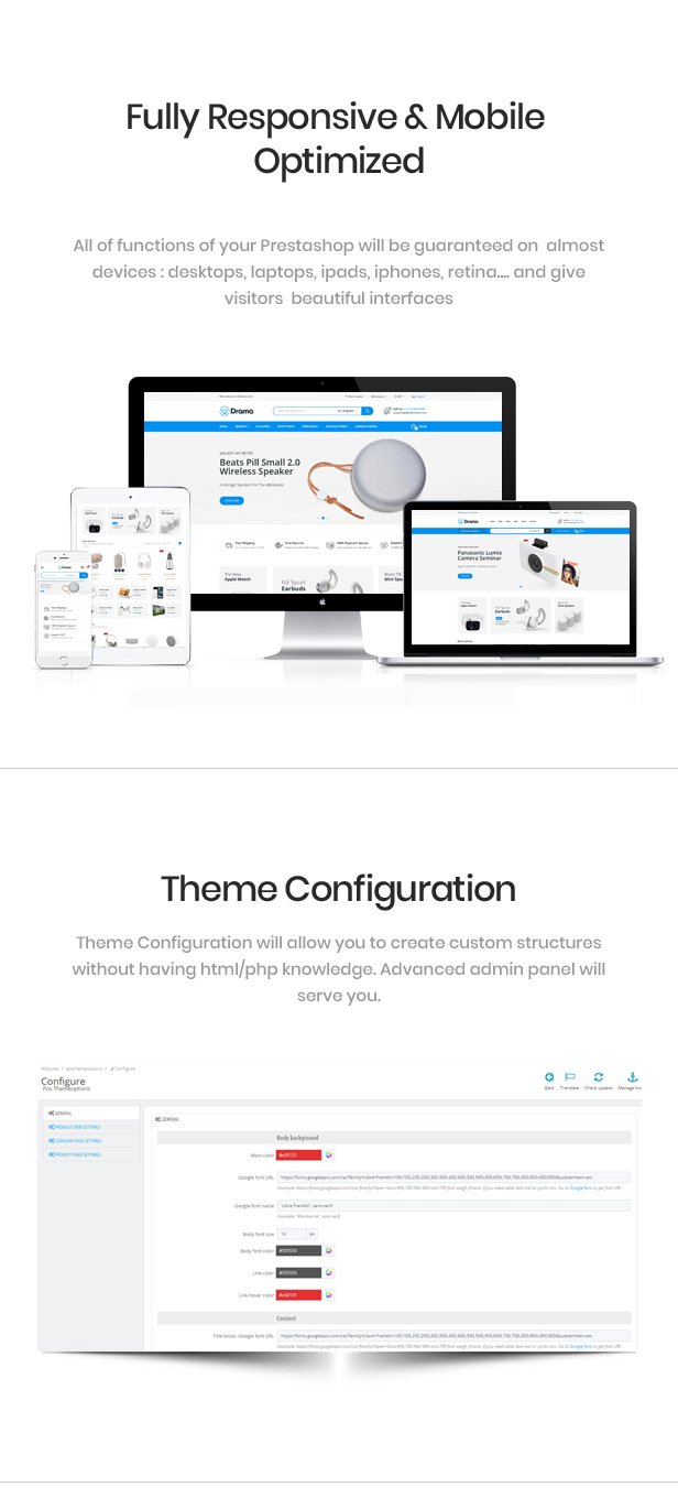 Drama - Responsive Prestashop Theme