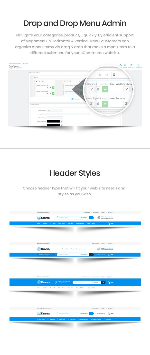 Drama - Responsive Prestashop Theme