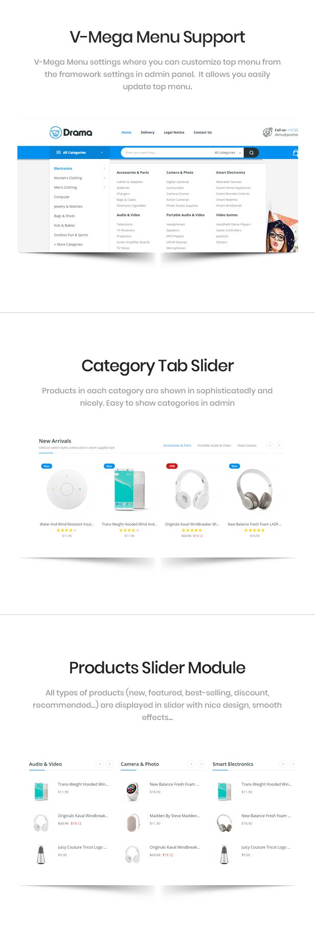 Drama - Responsive Prestashop Theme