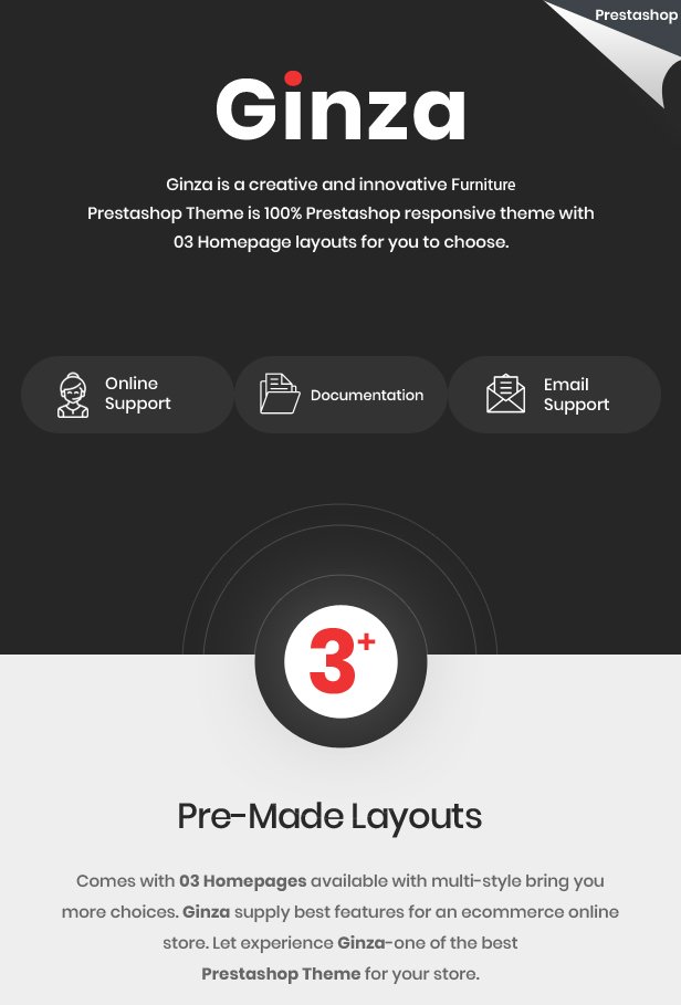 Ginza - Responsive Prestashop Theme