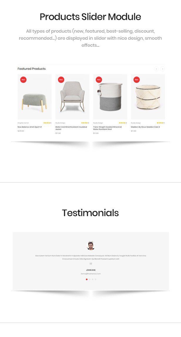 Ginza - Responsive Prestashop Theme