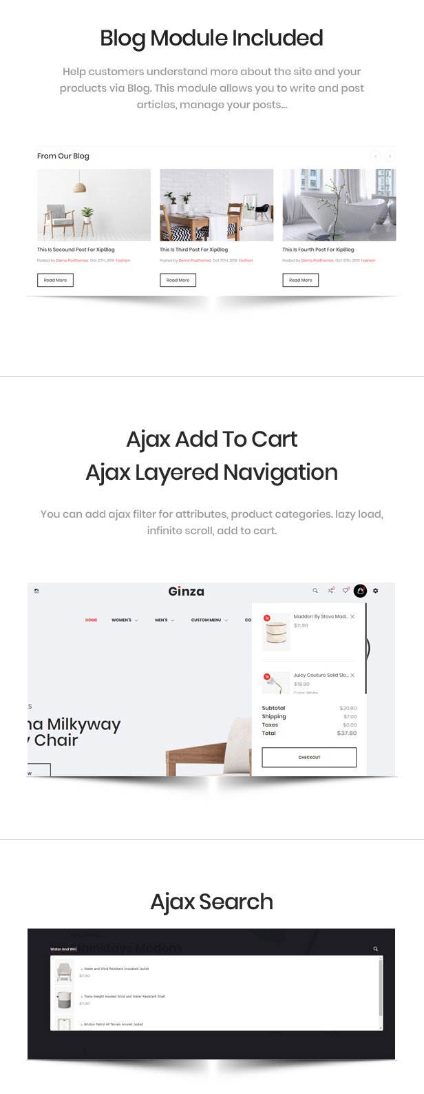 Ginza - Responsive Prestashop Theme