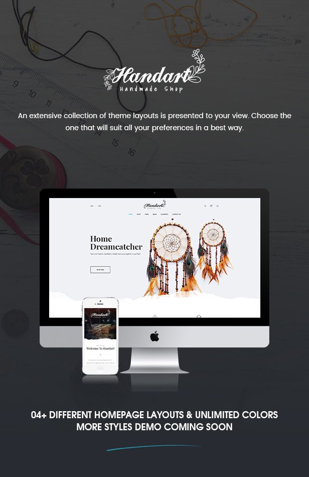 HandArt - Prestashop 1.7 Theme for Handmade Artists and Artisans