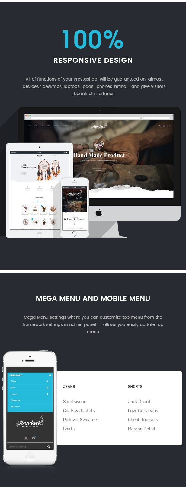 HandArt - Prestashop 1.7 Theme for Handmade Artists and Artisans