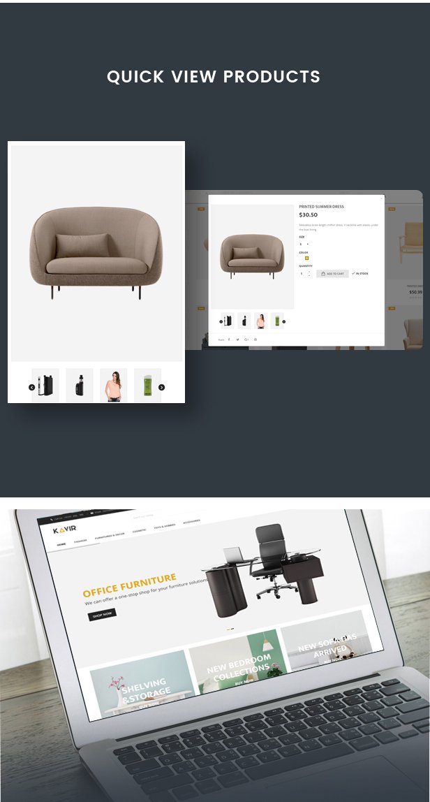 Kavir - Responsive Prestashop Theme