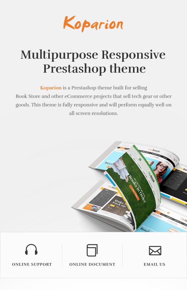 Koparion - Book Shop Responsive Prestashop Theme