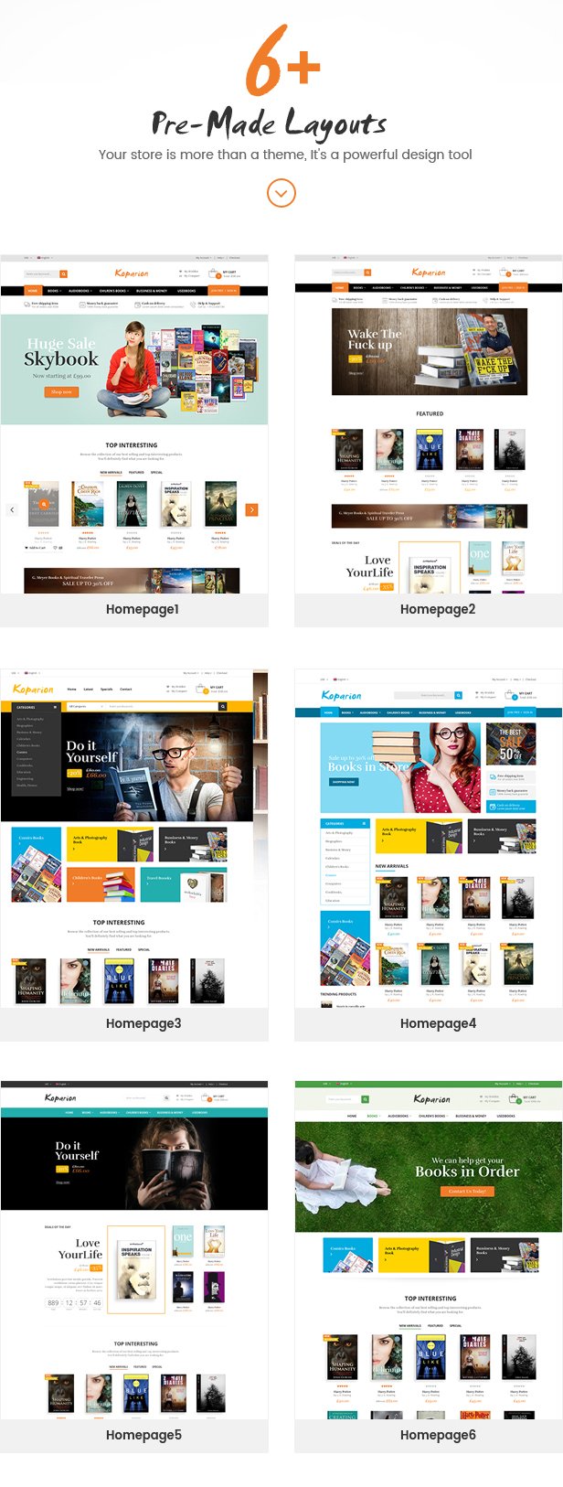 Koparion - Book Shop Responsive Prestashop Theme