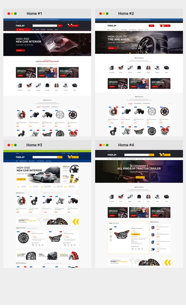 Mazlay - Car Accessories Prestashop Theme
