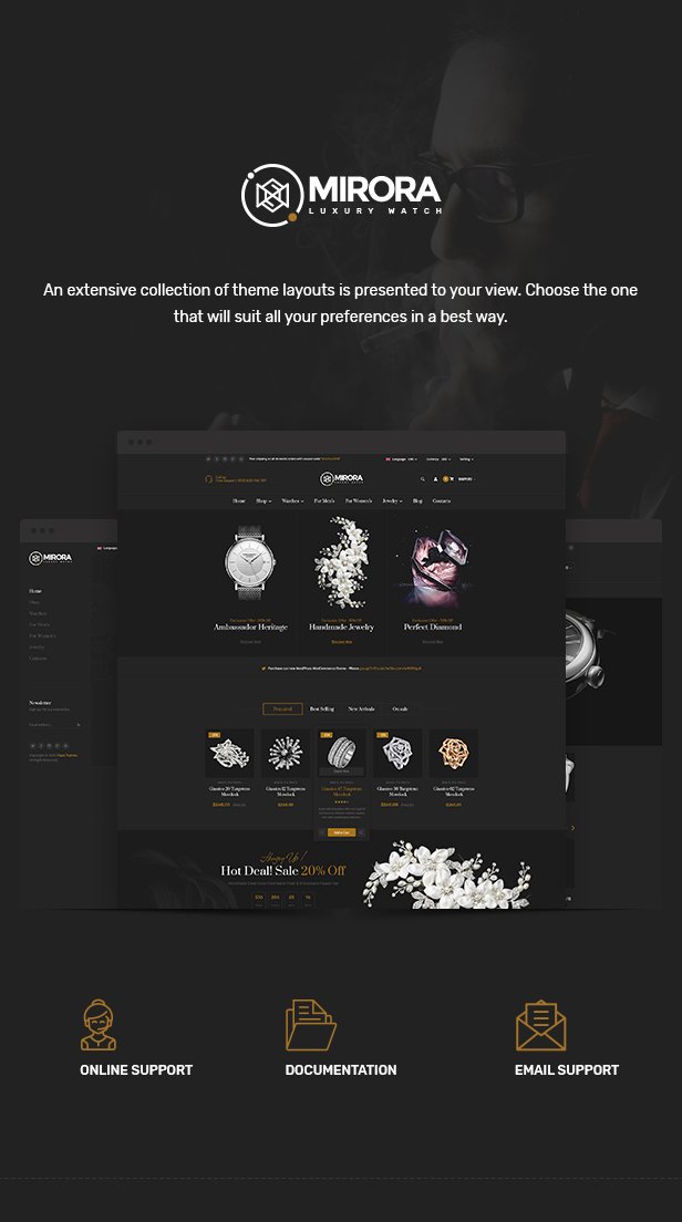 Mirora - Watch & Luxury Store PrestaShop Theme