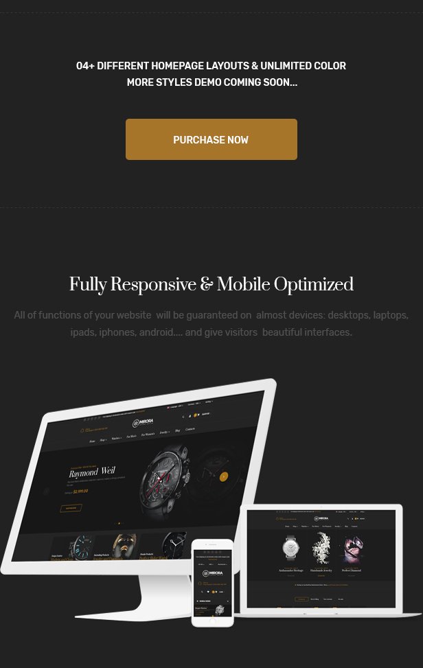 Mirora - Watch & Luxury Store PrestaShop Theme