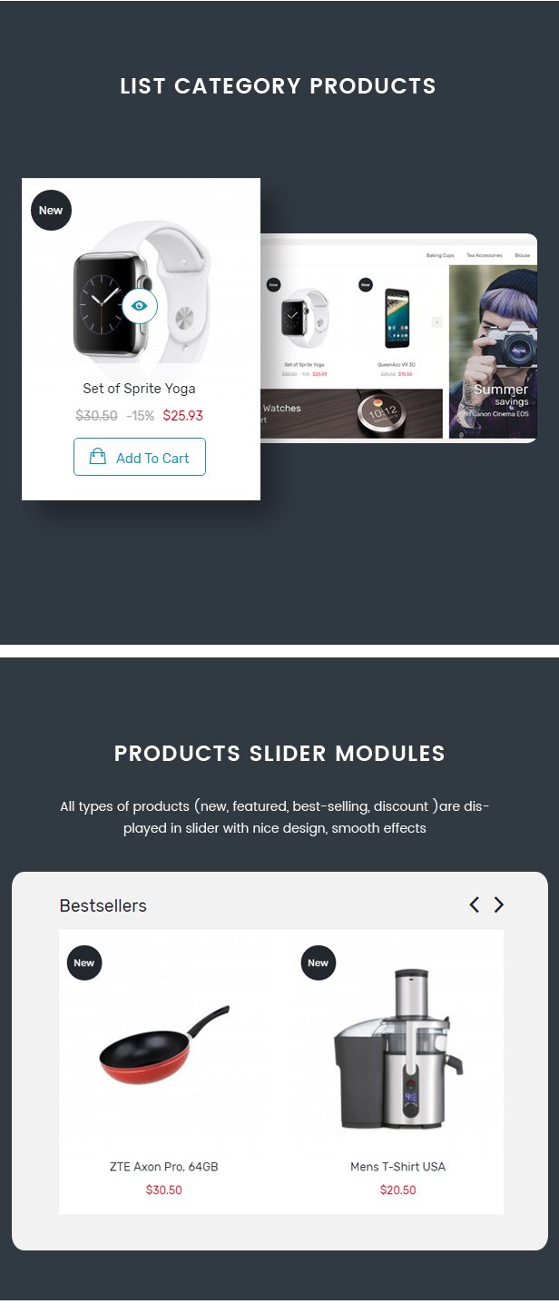 Oregon - Responsive Prestashop Theme
