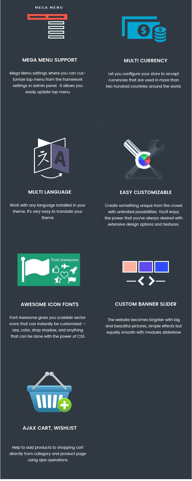 Oregon - Responsive Prestashop Theme