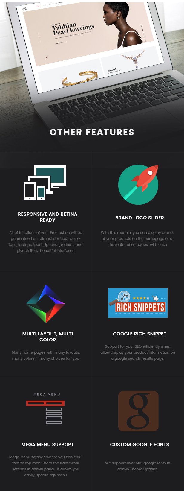 Ruby - Jewelry Store Responsive Prestashop 1.6 & 1.7 Theme