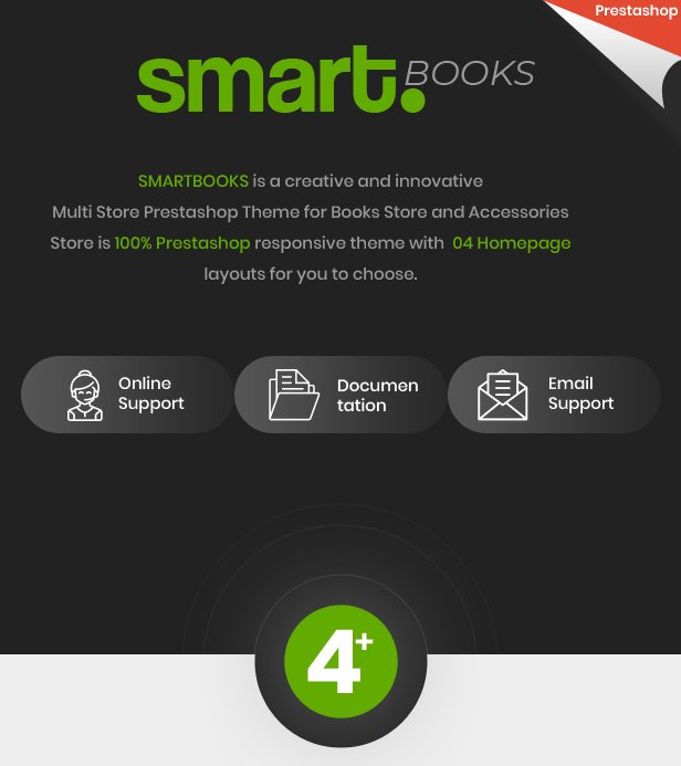 Smartbook - Book Store Responsive Prestashop Theme